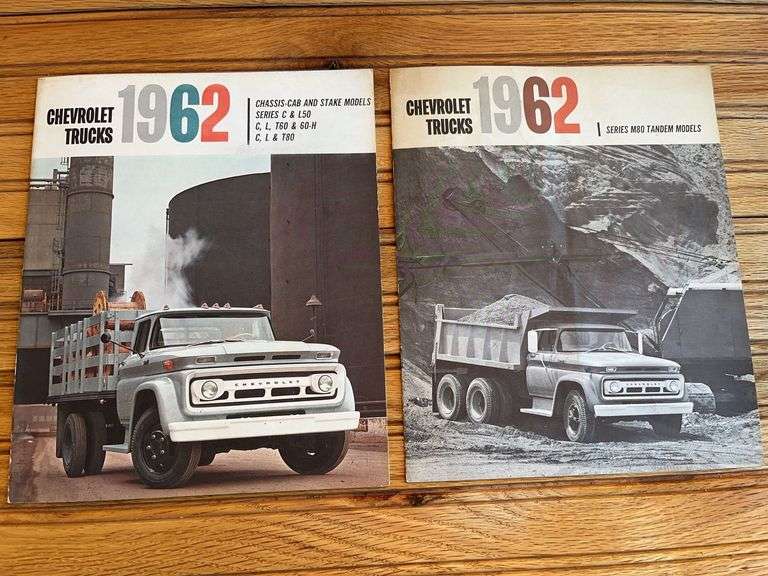 (2) 1962 Chevrolet Truck Sales Literature image