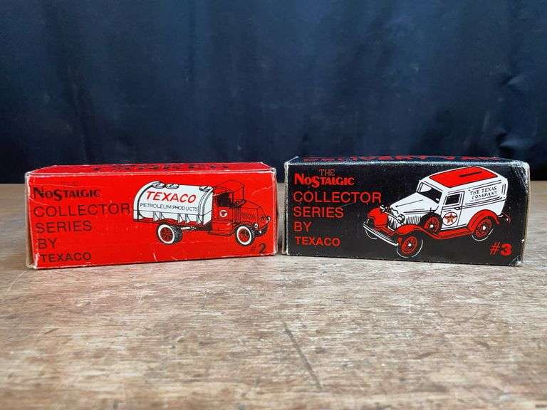 (2) Texaco Truck Banks NIB Ertl image