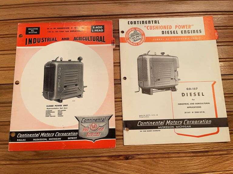 (2) Continental Motors Power Unit Sales Literature image