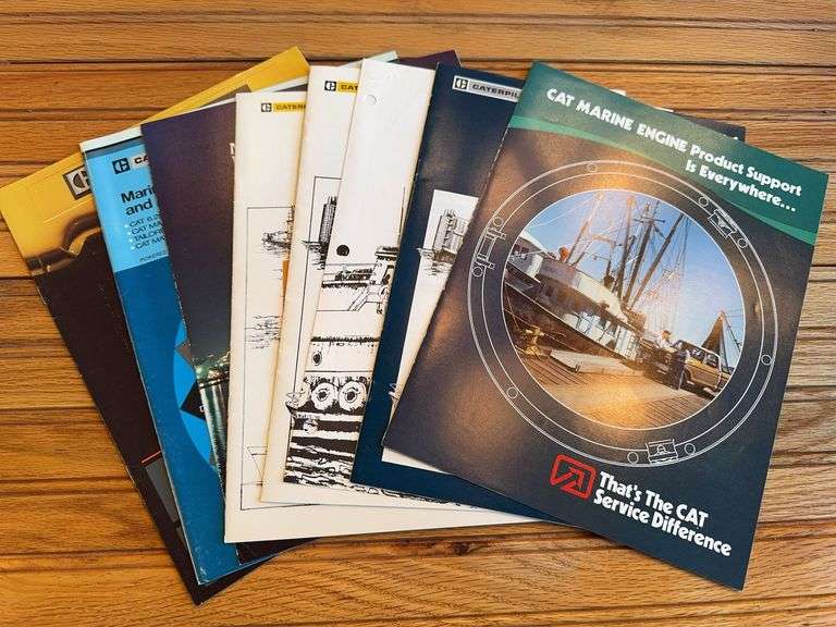(8) Caterpillar Marine Engine Sales Literature image