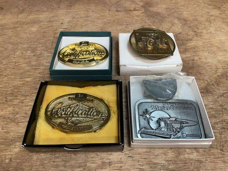 (4) John Deere Belt Buckles image