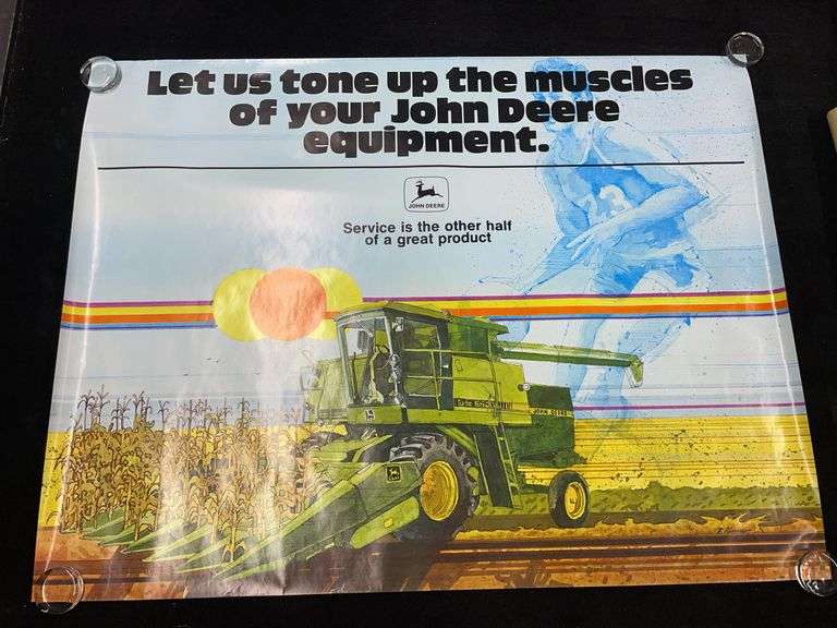 John Deere Combine Poster image