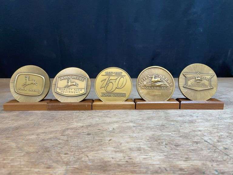 (5) John Deere Calendar Medallions image