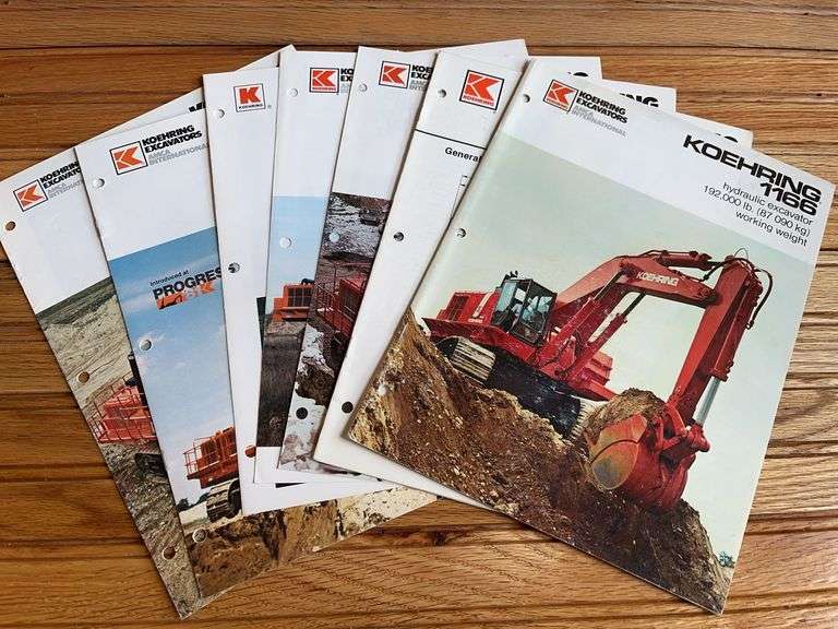 (7) Koehring Excavator Sales Literature image