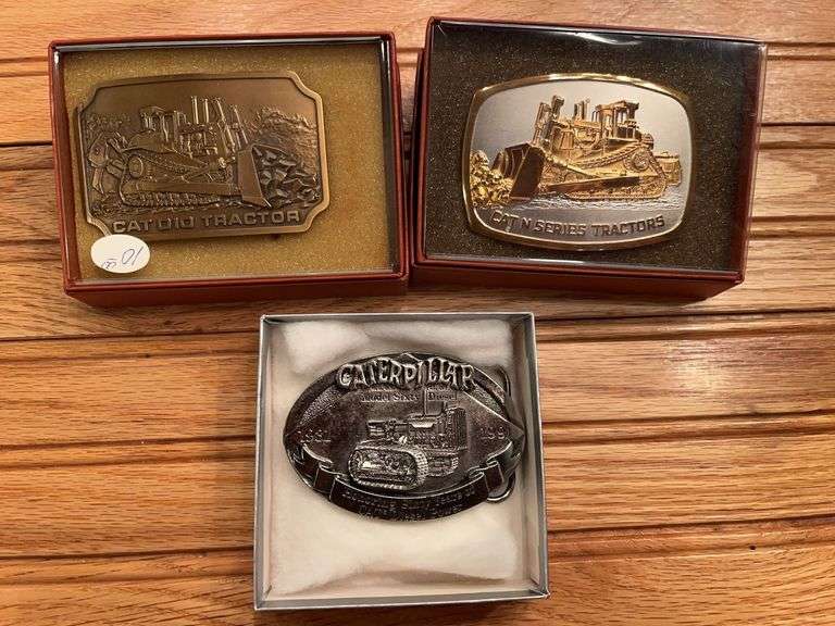 (3) Caterpillar Belt Buckles image