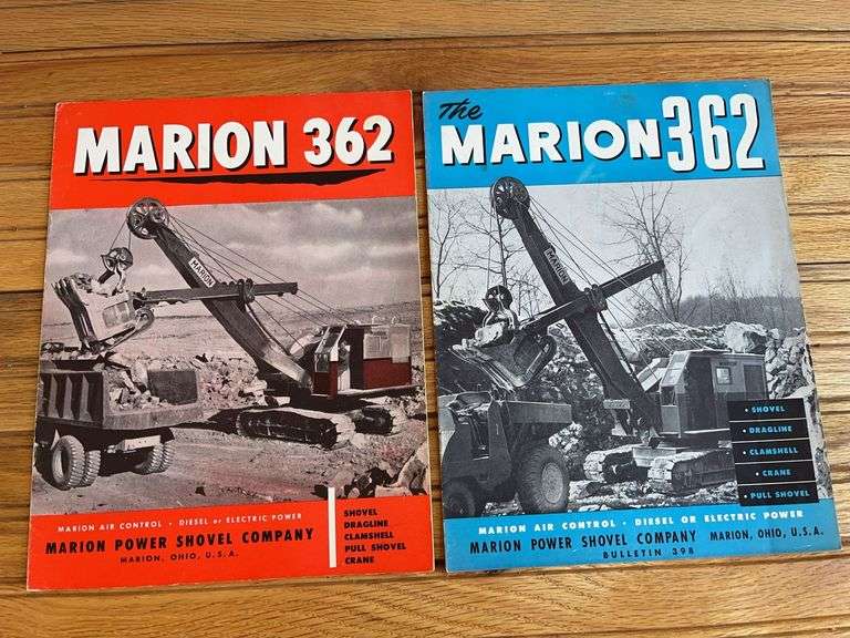 (2) Marion Power Shovel Sales Literaure image