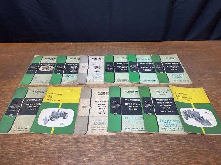 (12) John Deere Manuals image