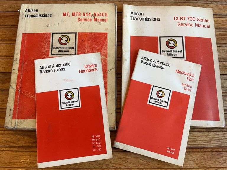 (4) Allison Transmission Manuals image