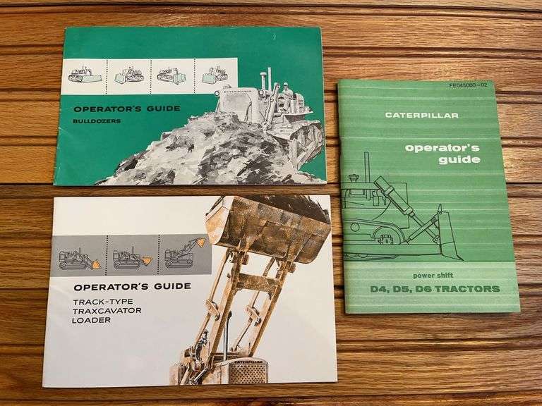 (3) Caterpillar Operators Guides image