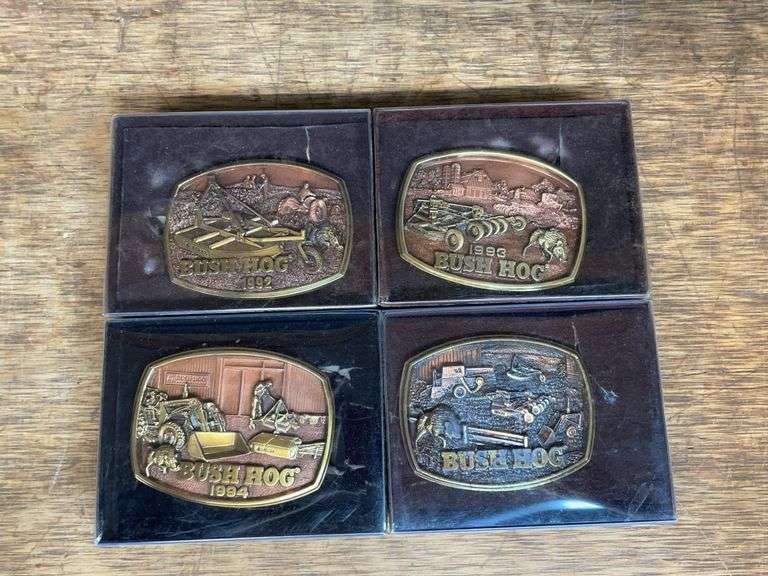 (4) Bush Hog Belt Buckles image