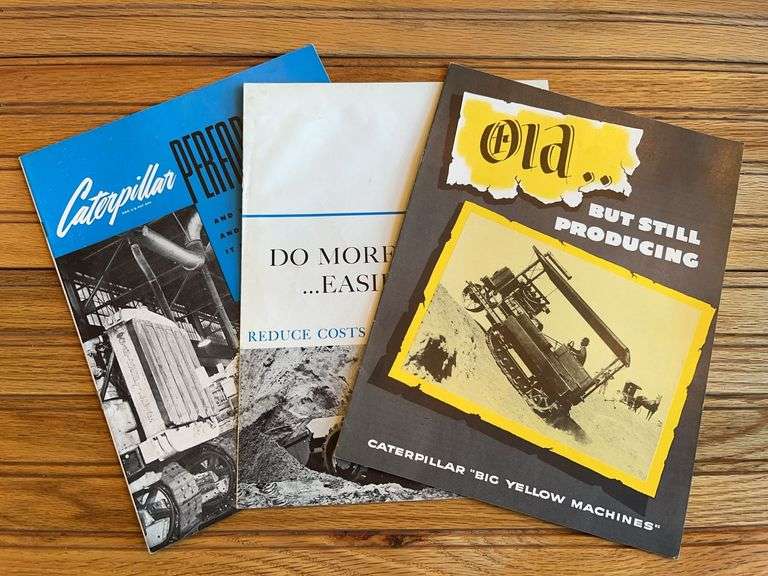 (3) Caterpillar Sales Literature image