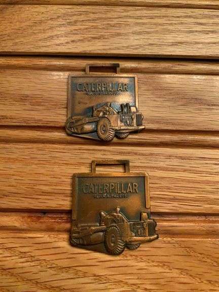 (2) Caterpillar Scrapper Watch Fobs image