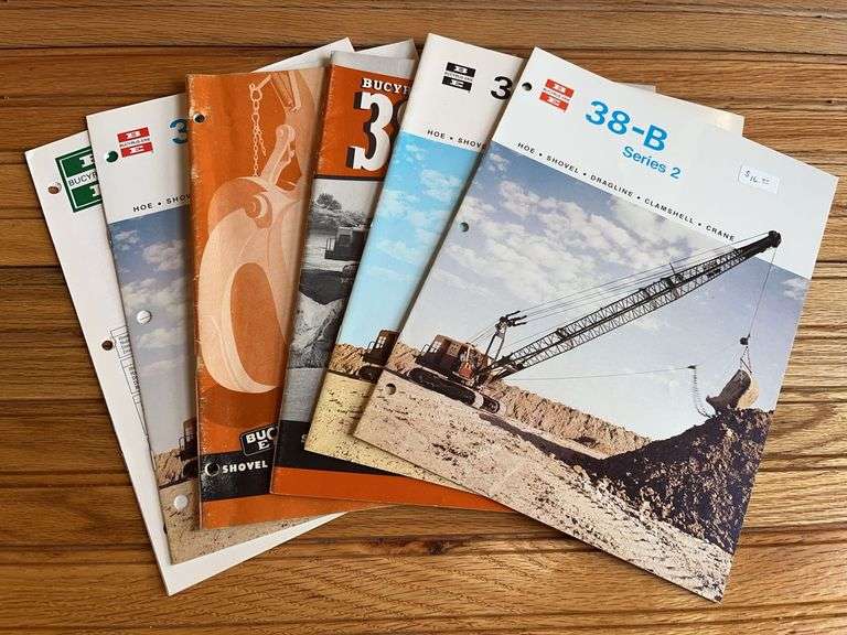 (7) Bucyrus-Erie 38-B Sales Literature image