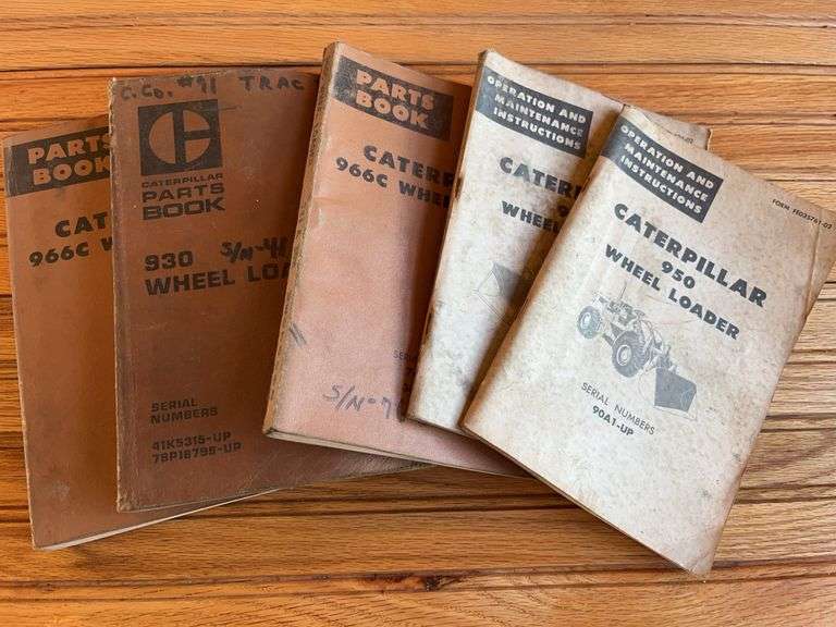 (5) Caterpillar Wheel Loader Manuals image