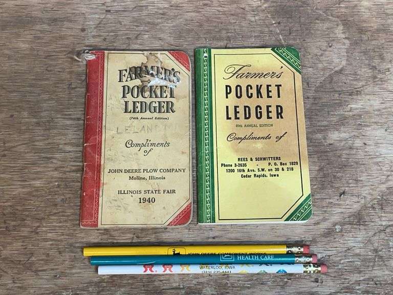 (5) John Deere Pocket Ledgers + Pencils image