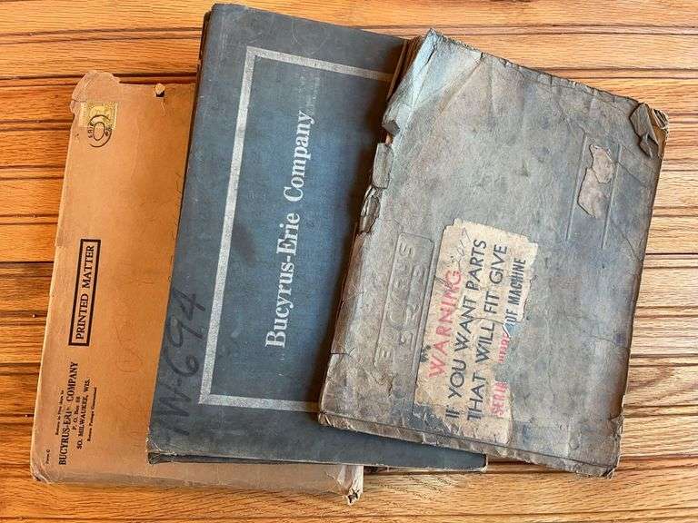 (3) Bucyrus-Erie Manuals image