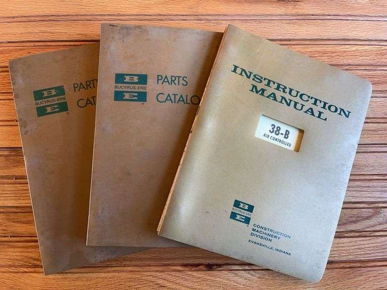 (3) Bucyrus-Erie Manuals image