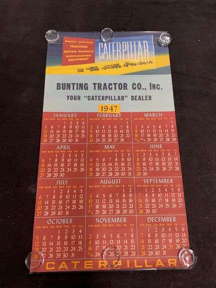 1947 Caterpillar Calendar image