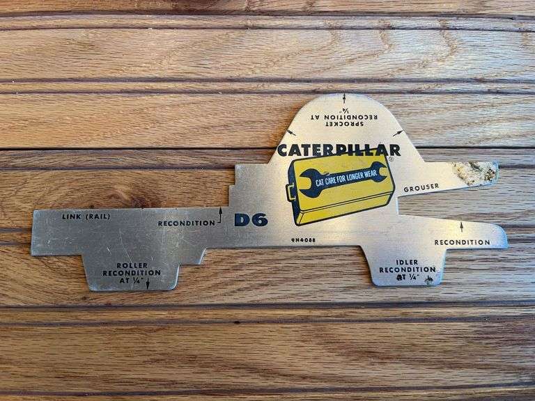 Caterpillar D6 Crawler Track Wear Gauge image