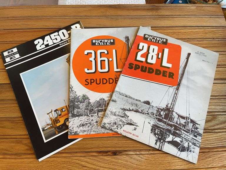 (3) Bucyrus-Erie Drill Sales Literature image