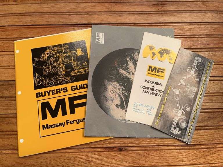 (4) Massey  Ferguson Industrial Sales Literature image