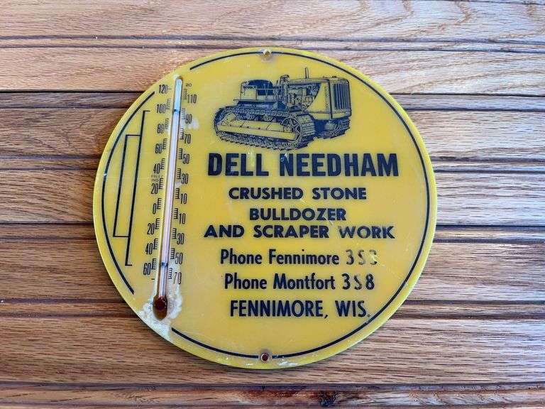 Caterpillar Round Thermometer image