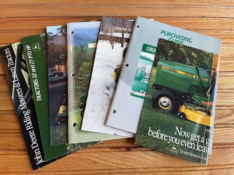 (7) John Deere L&G Sales Literature image