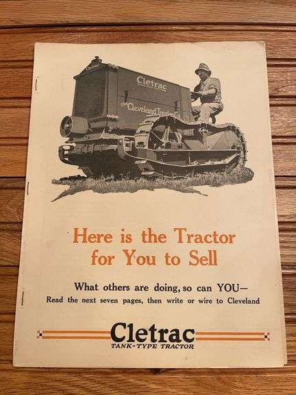 Cletrac Crawler Sales Literature image