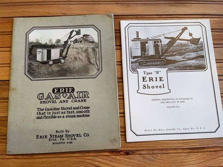 (2) Erie Shovel Sales Literature image