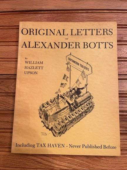 Original Letters of Alexander Botts Book image
