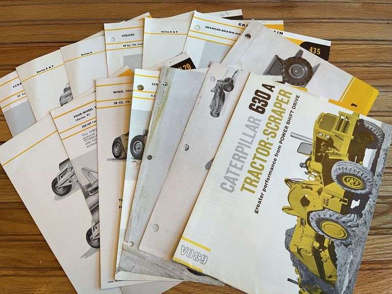 (14) Caterpillar Scraper Sales Literature image