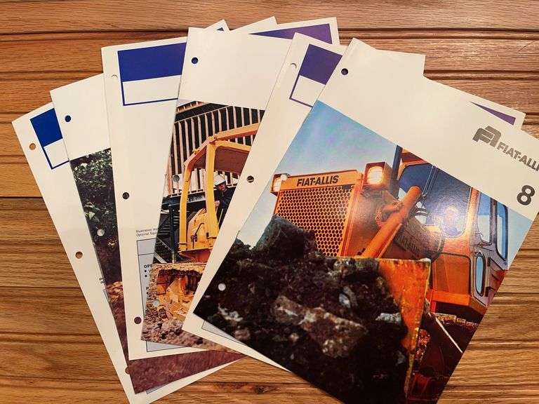 (6) Fiat-Allis Crawler Sales Literature image