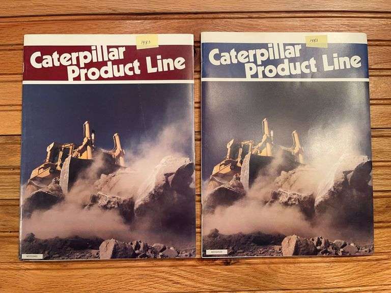 (2) 1983 Caterpillar Product Line Catalogs image