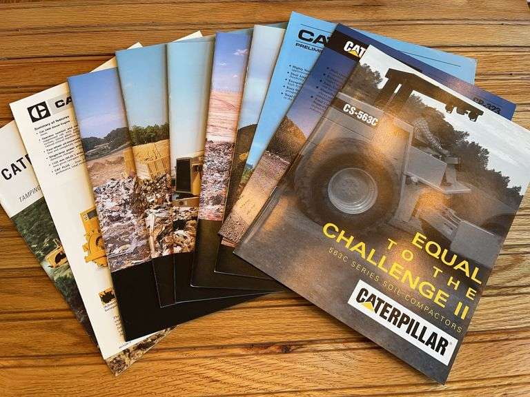 (10) Caterpillar Compactor Sales Literature image