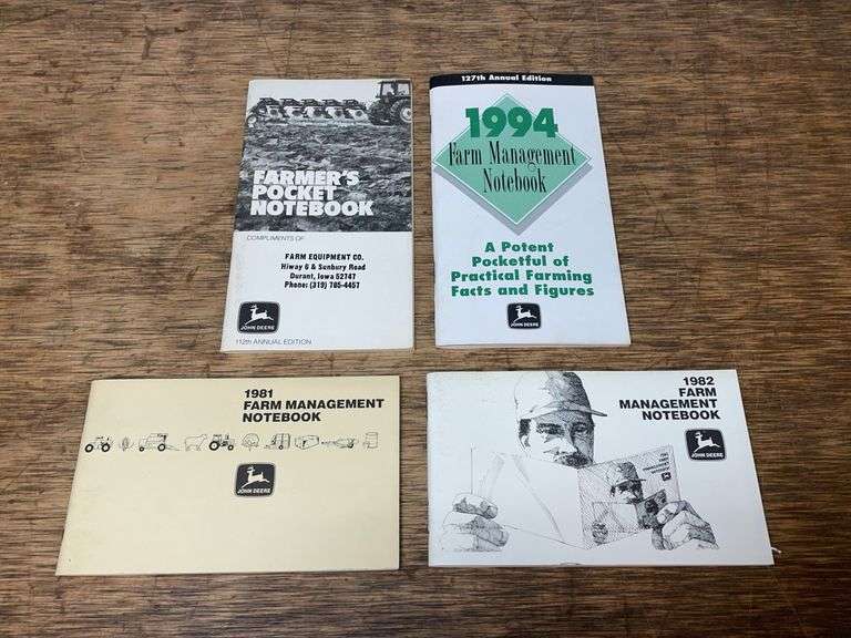 (4) John Deere Farm Management Notebooks image