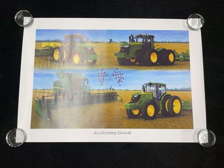 John Deere "Accelerating Growth" Print image