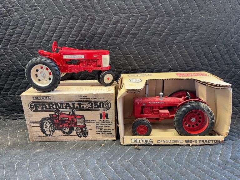 (2) 1/16 Farmall 350 + McCormick WD-9 Ertl image