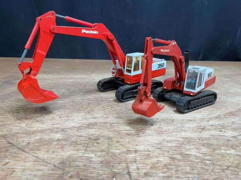 (2) 1/50 Poclain 160 + 350 Excavators image