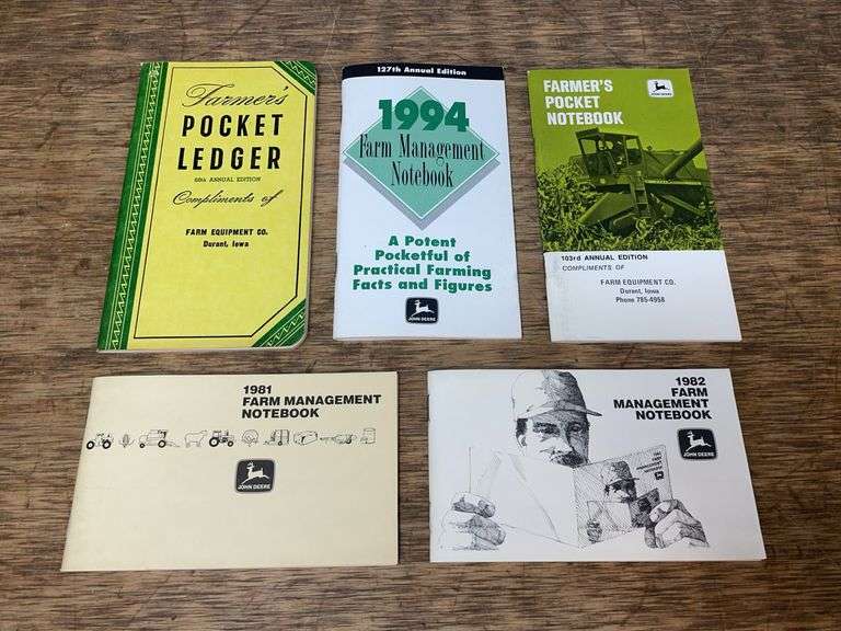 (5) John Deere Farm Management Notebooks image