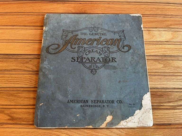 1910 American Cream Separator Catalog image