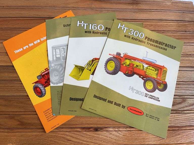 (4) Schramm Tractor Sales Literature image