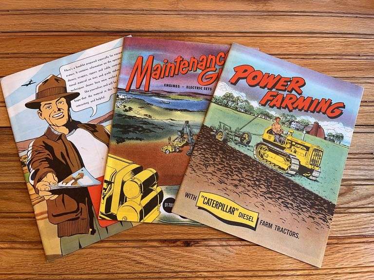 (3) Caterpillar Operators Handbooks + Maintenance Guides image