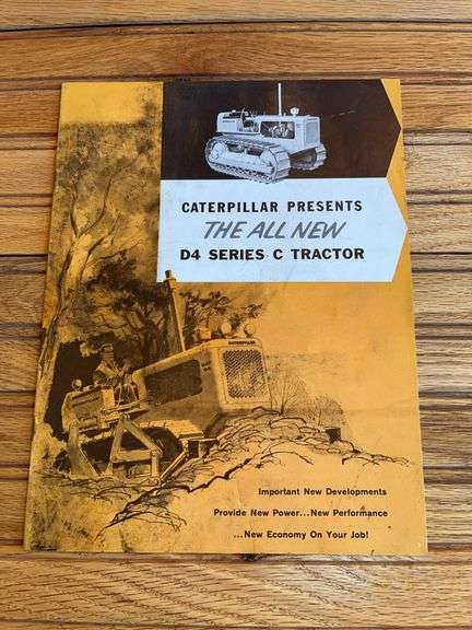 Caterpillar D4 Crawler Sales Literature image