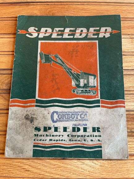 Speeder Machinery Corp. Catalog image
