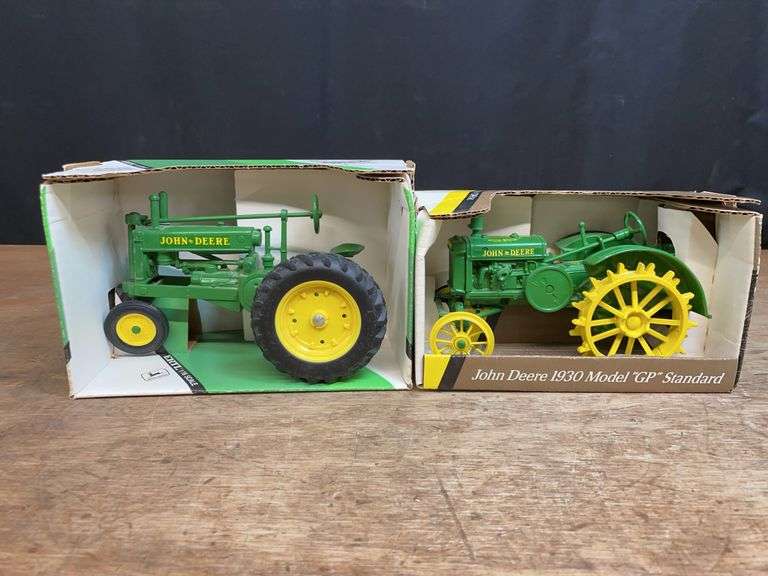 (2) 1/16 John Deere A + GP NIB Ertl image
