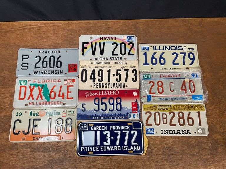 (10) License Plates image