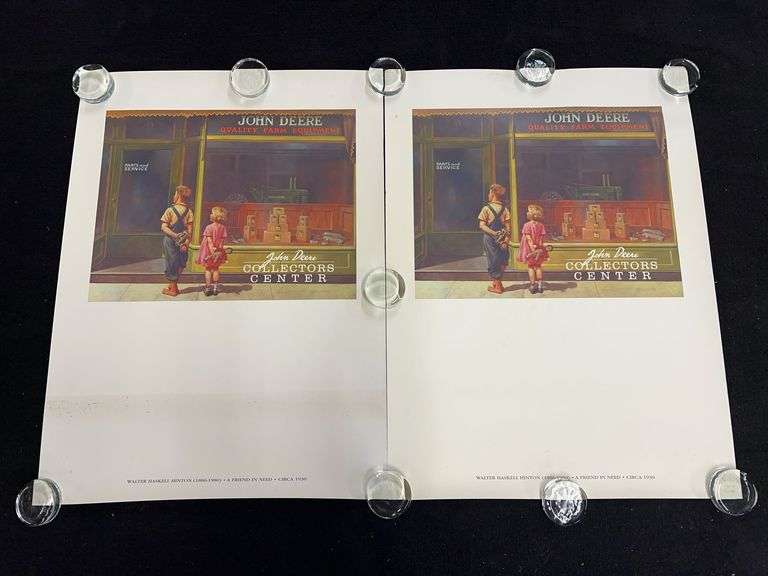 (2) 1990 John Deere Collectors Center Posters image