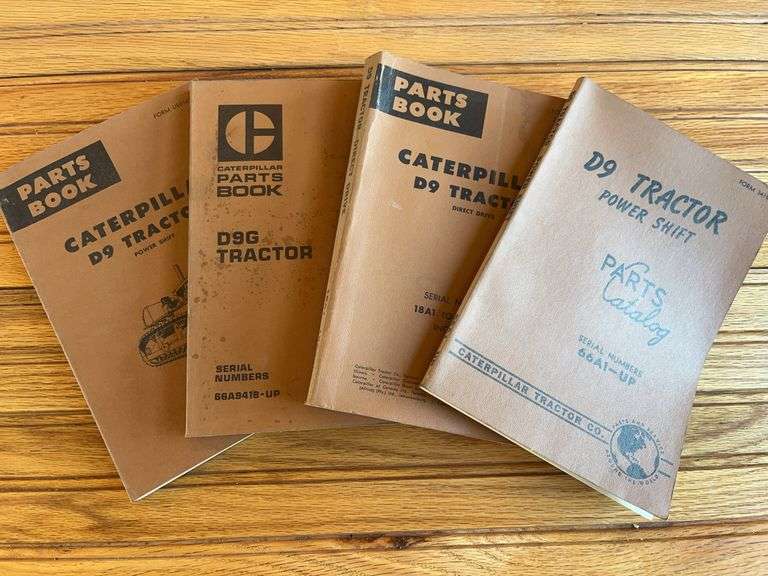 (4) Caterpillar D9 Crawler Manuals image