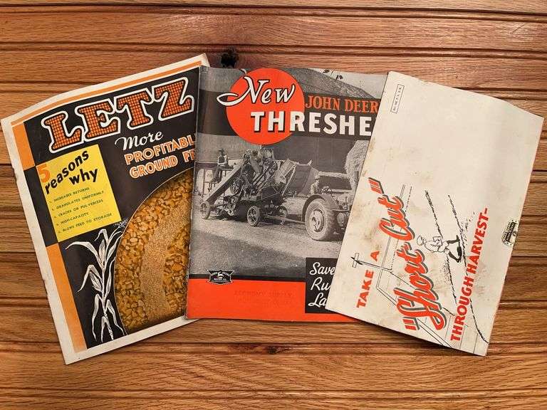 (3) John Deere + Letz Sales Literature image