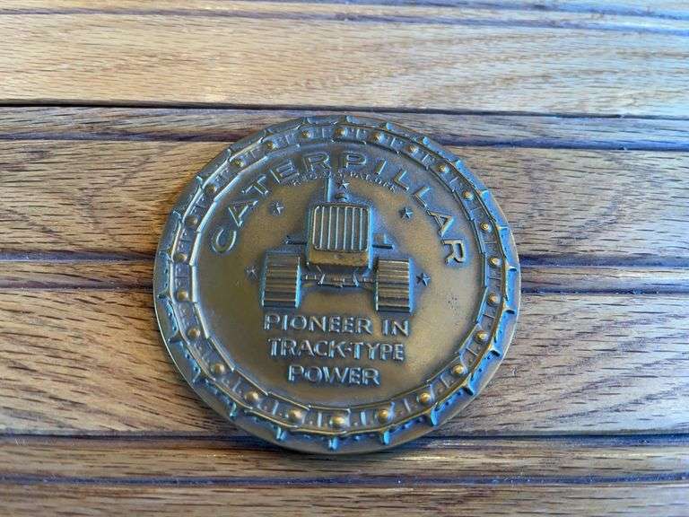 1954 Caterpillar 50 Years on Tracks Medallion image